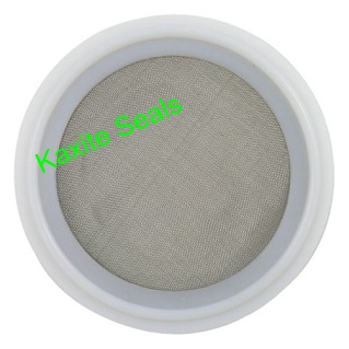 PTFE Tri Clamp Screen Junta sanitaria con SS 316 mEsh